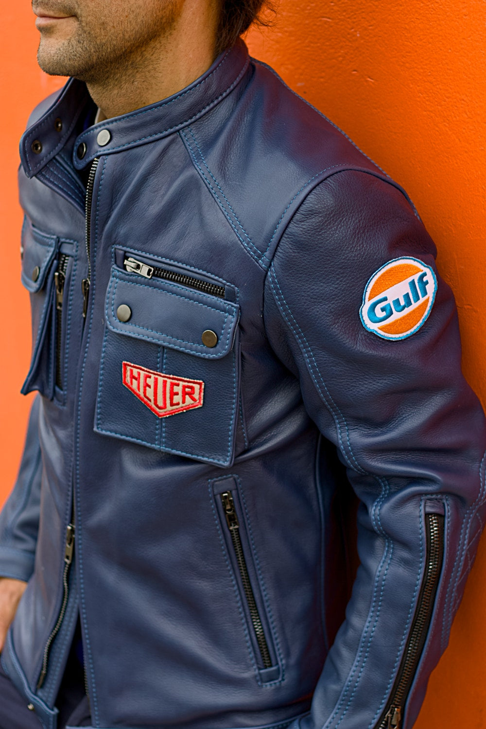 MI6 Vintage Mens HEUER & GULF Edition  Mens - Blue