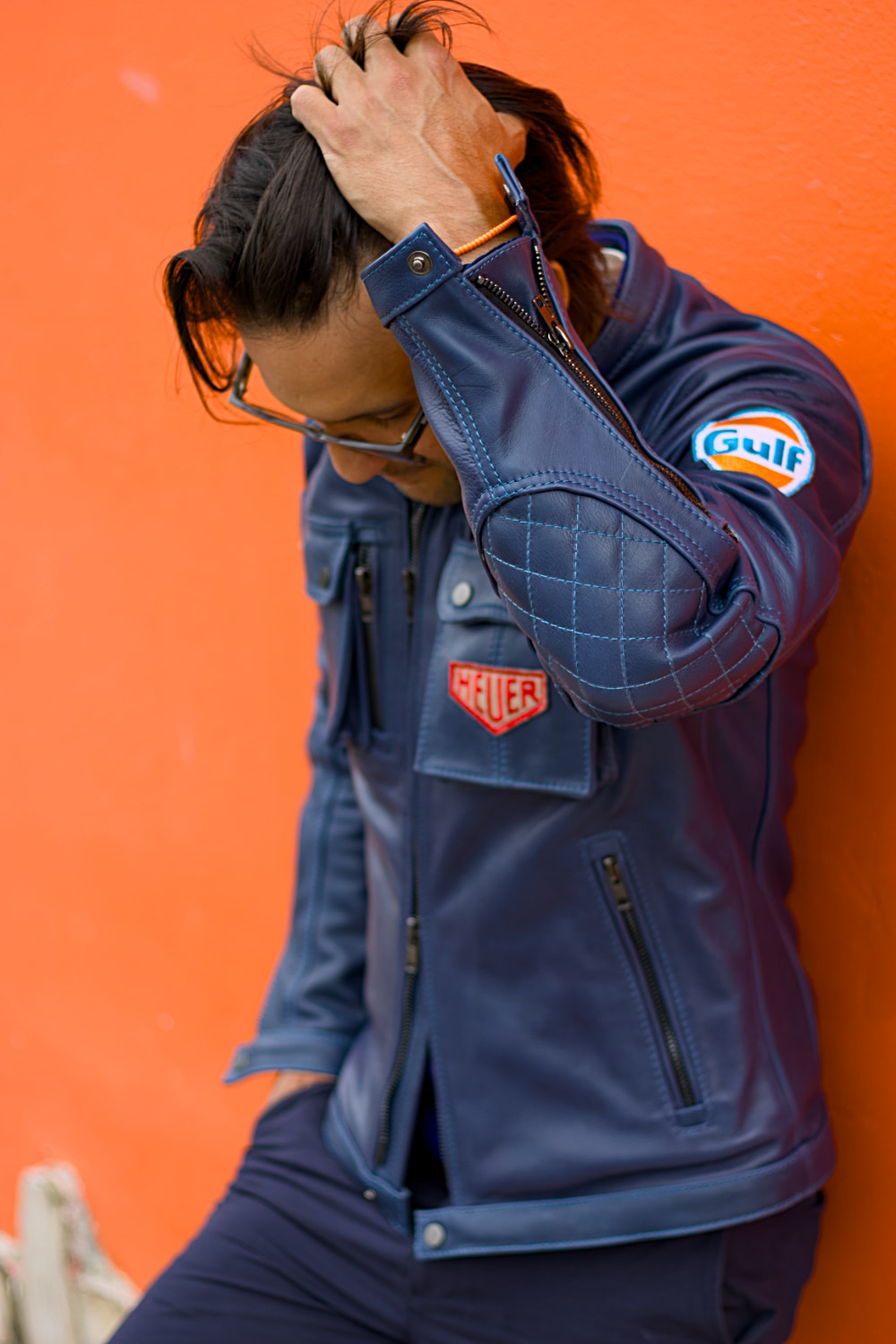 MI6 Vintage Mens HEUER & GULF Edition  Mens - Blue