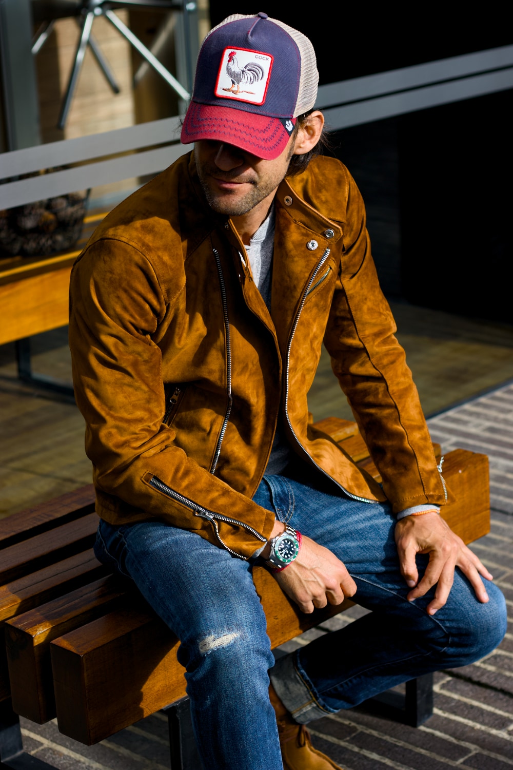 LOTUS SD Leather Jacket Suede Cinnamon Brown – PDCollection