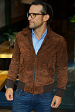 TURIN HR Jacket - Heritage Suede Jacket with Scottish Tartan Lining