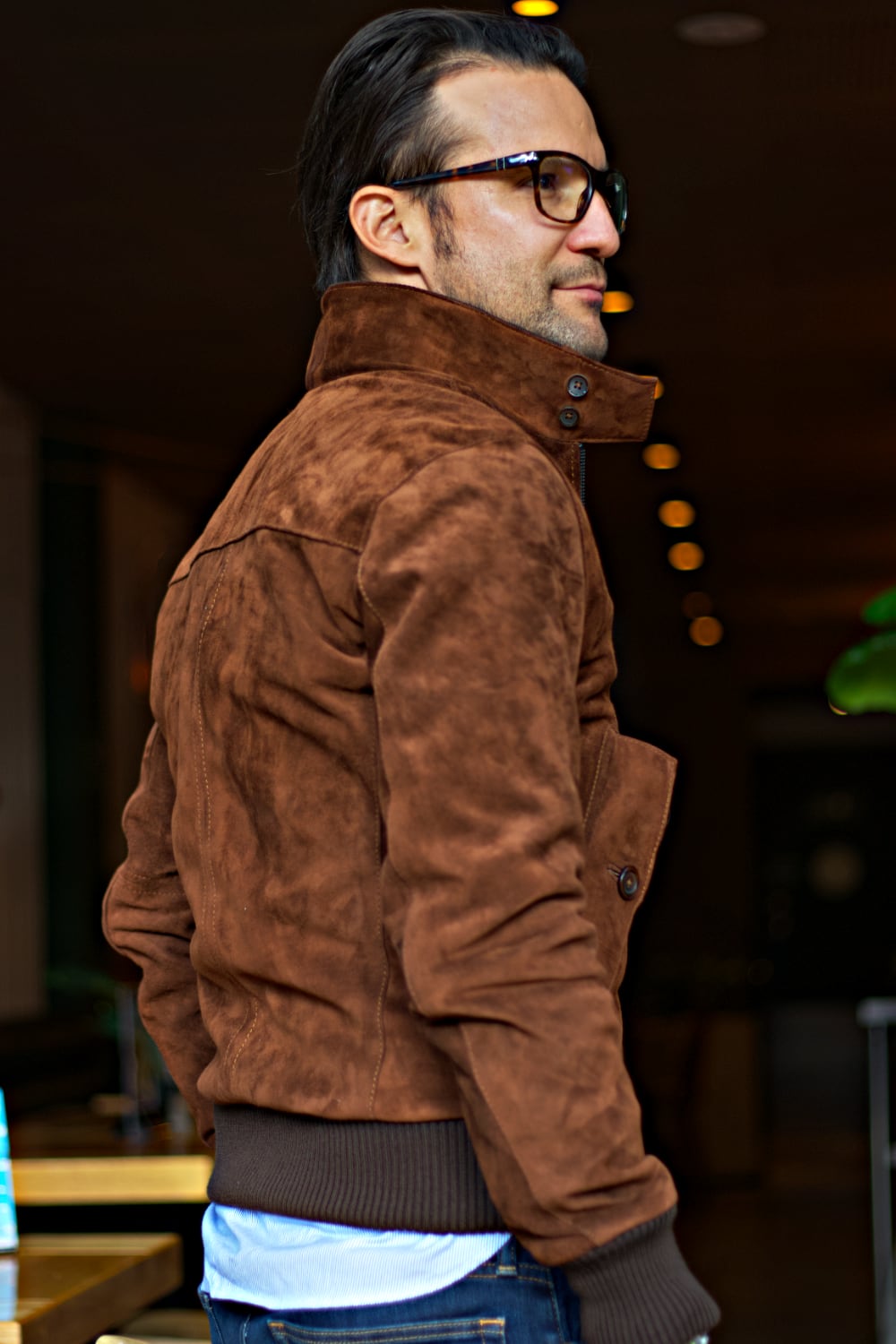 TURIN HR Jacket - Heritage Suede Jacket with Scottish Tartan Lining