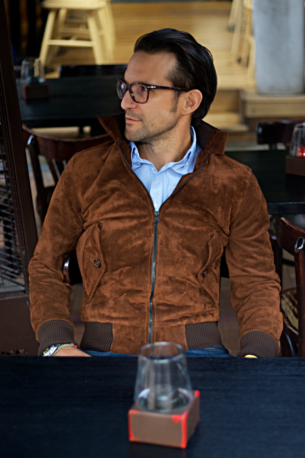 TURIN HR Jacket - Heritage Suede Jacket with Scottish Tartan Lining