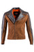 REBEL CR Leather Jacket Cafe Nubuck Brown quilted - PDCollection Leatherwear - Online Shop