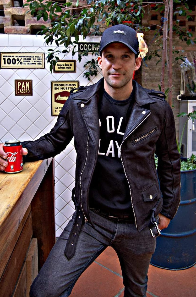 MELBOURNE Leather Jacket - Special Heavy Edition - Satin Black -