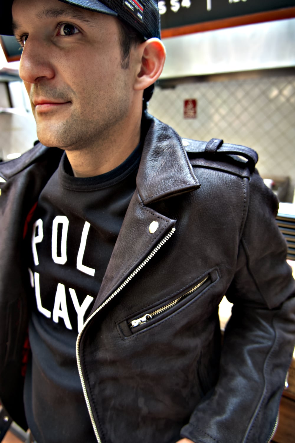 MELBOURNE Leather Jacket - Special Heavy Edition - Satin Black -