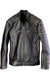 R100 EVO Leather Jacket Cafe Racer Lamb Antique Distressed Black Padded - PDCollection Leatherwear - Online Shop