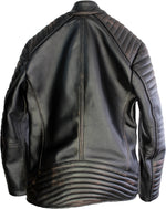 R100 EVO Leather Jacket Cafe Racer Lamb Antique Distressed Black Padded - PDCollection Leatherwear - Online Shop