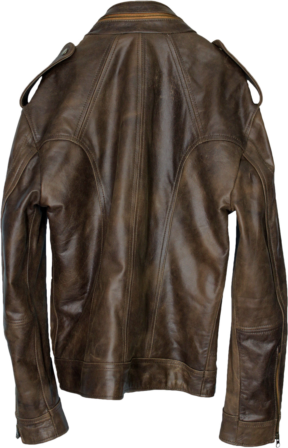 2018 Leather Jacket Distressed Brown - PDCollection Leatherwear - Online Shop