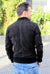 ITALO Bomber Jacket in Perforated Suede - Black - PDCollection Leatherwear - Online Shop