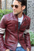 MUSTANG EX Leather Jacket - Special Edition - Mahogany - Stripes - PDCollection Leatherwear - Online Shop