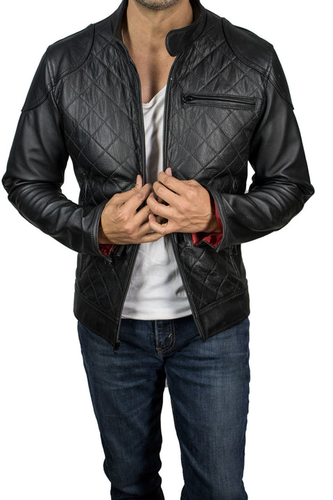 MANSFIELD Leather Jacket Black - PDCollection Leatherwear - Online Shop