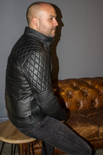 LANCASTER Leather Jacket Quilted - Black