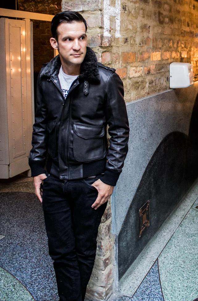 PILOT Leather Jacket - Mate Black - Shearling - PDCollection Leatherwear - Online Shop