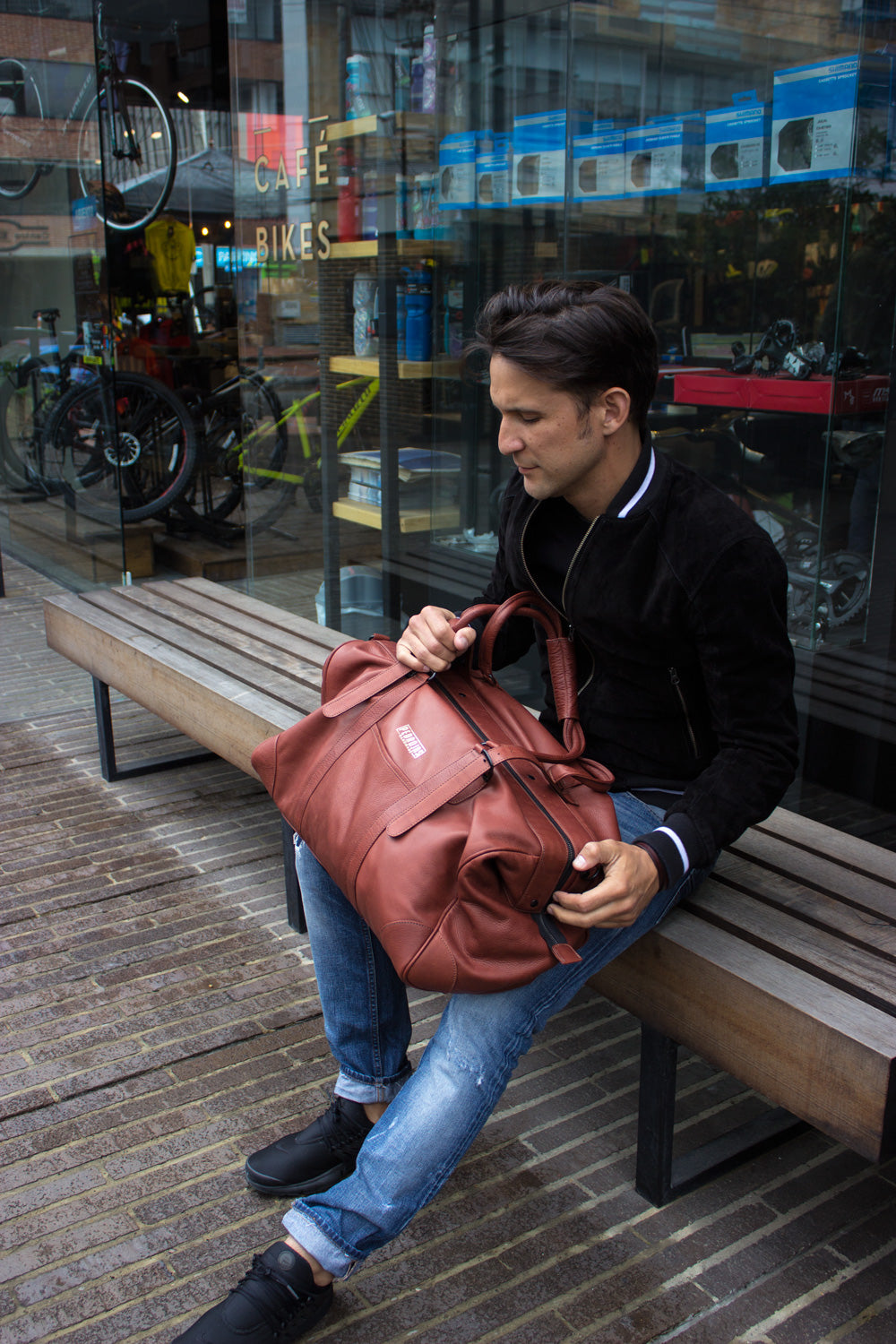 WEEKEND Leather Bag in Hazelnut Color - PDCollection Leatherwear - Online Shop