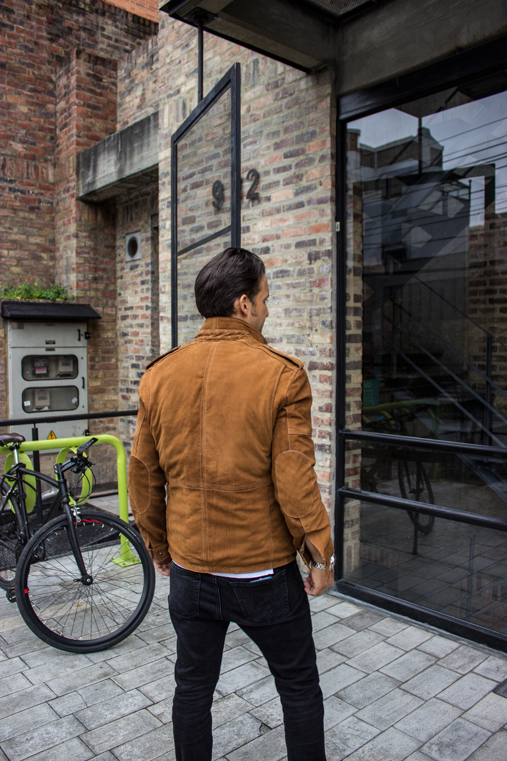 FIELD FR Leather Jacket Terra Brown  - Nubuck Suede - Mid-Length - PDCollection Leatherwear - Online Shop