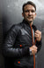 LUXUS HI TECH Leather Jacket Bomber lightweight - Perforated - Black