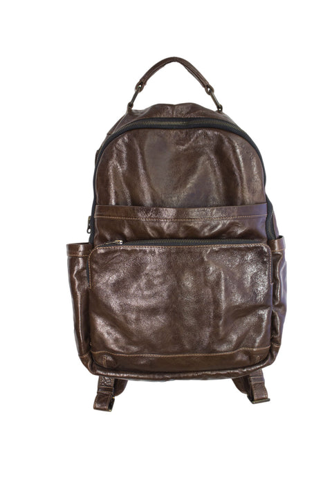 TOMMY Leather Backpack in Antique Brown - PDCollection Leatherwear - Online Shop