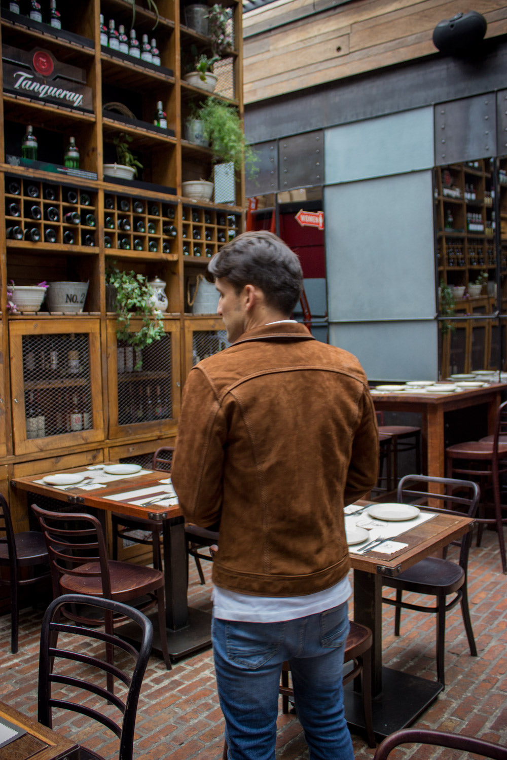 MARTIN Leather Jacket Terra Brown- Nubuck Suede - - PDCollection Leatherwear - Online Shop