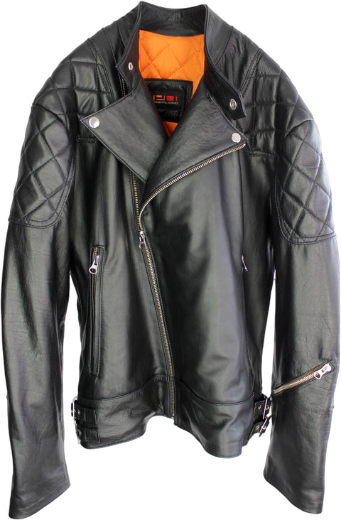 S. Monza - Leather Jacket Black Calf  - Rebel - PDCollection Leatherwear - Online Shop