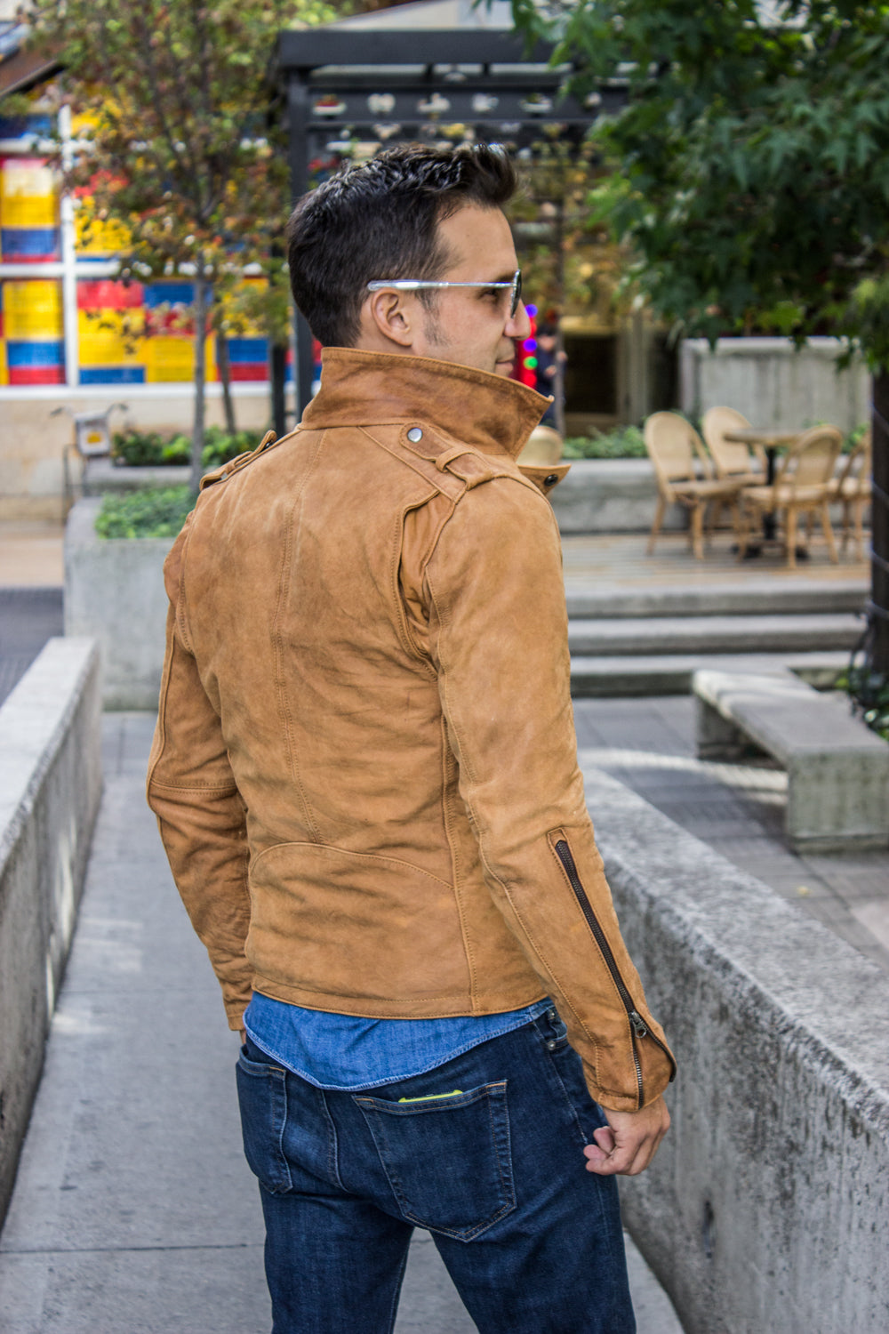 REBEL VALLEY Leather Jacket - Special Edition - Stone Washed - - PDCollection Leatherwear - Online Shop