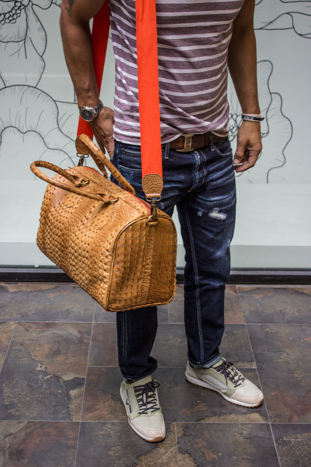 OUST Leather Bag in Luxury animal embossed - PDCollection Leatherwear - Online Shop