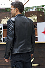 R79 QS LIMITED Leather Jacket in Black Uruguayan Cowhide - Quilted