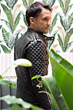 LOTUS ROCKSTARLeather Jacket Black- Bison