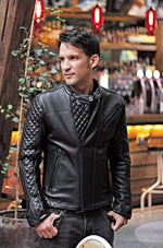 LOTUS ROCKSTARLeather Jacket Black w/ Black Hardware