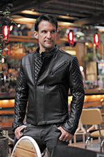 LOTUS ROCKSTARLeather Jacket Black w/ Black Hardware