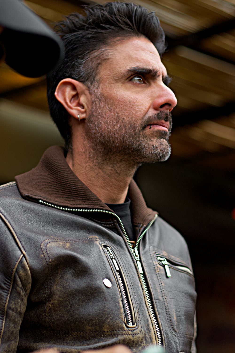 BERLIN Leather Jacket Ultra Distressed Brown -