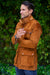 FIELD FR Leather Jacket Terra Brown  - Nubuck Suede - Mid-Length
