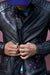 L.A. Leather Jacket Cafe Racer Hand Painted - Black & Black Limited Edition