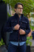 FIELD FR SH Leather Jacket Dark Blue  - Nubuck Suede - Short-Length