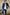 ST. PETERSBURG Bomber Jacket in Navy Blue Suede