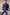 ST. PETERSBURG Bomber Jacket in Navy Blue Suede