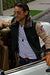 LE MANS Porche Ed. Leather Jacket Shearling Collar Black - Green & Beige