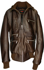 BERLIN Leather Jacket Brown Edition - Lambskin - PDCollection Leatherwear - Online Shop