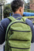 SOUTHMOUNT Suede Leather Bag Backpack in Green