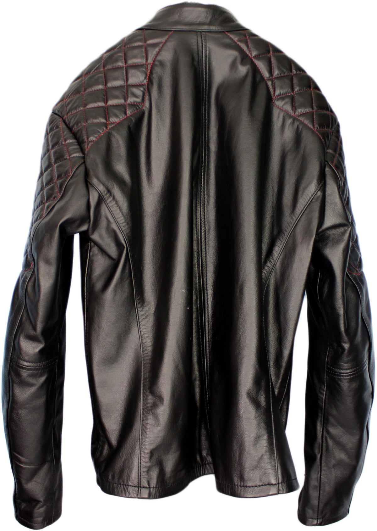 SPIDER Leather Jacket Black / Red - PDCollection Leatherwear - Online Shop