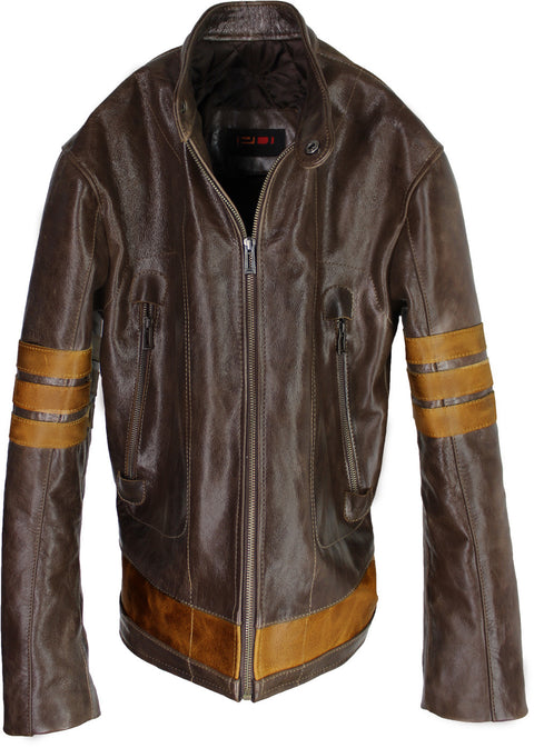 LOGAN Leather Jacket Distressed Brown - 1st Edition - PDCollection Leatherwear - Online Shop