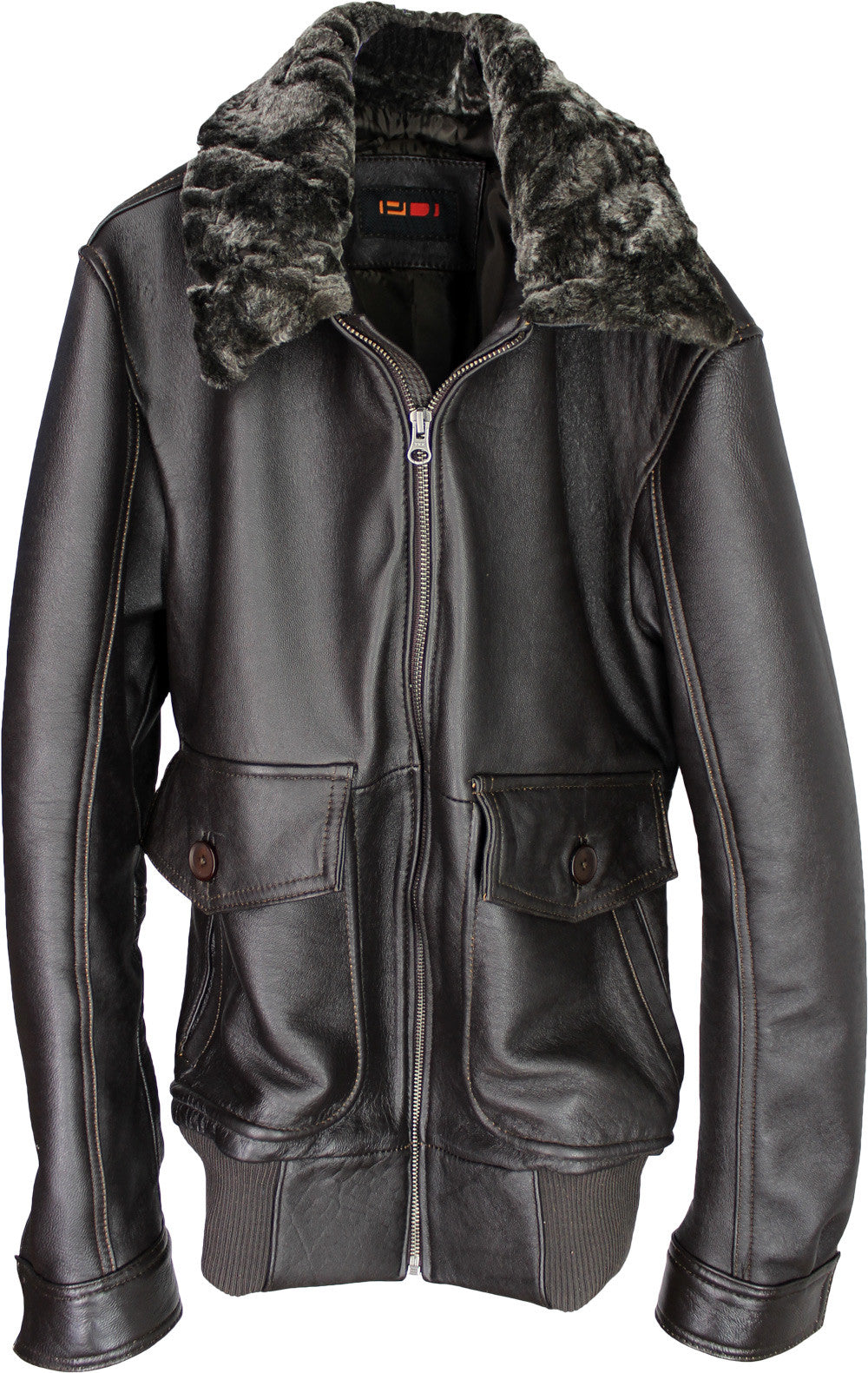 BELL 59 Leather Pilot Jacket ShearlingDistressed Dark Brown - PDCollection Leatherwear - Online Shop