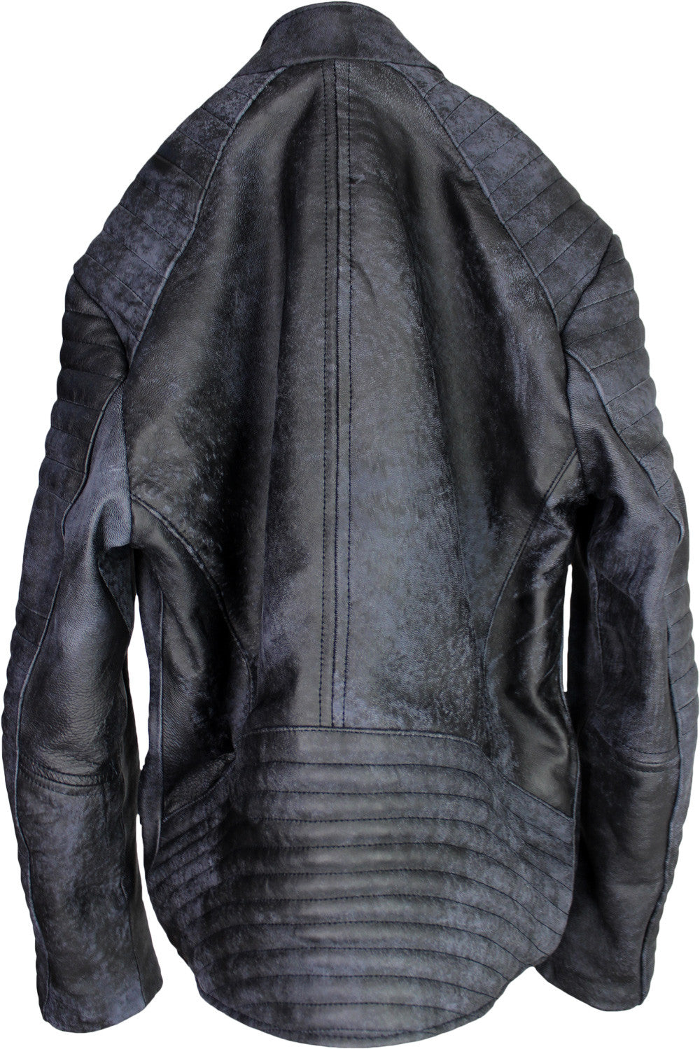 R100 Leather Jacket Cafe Racer Lamb Antique Distressed Gray - PDCollection Leatherwear - Online Shop