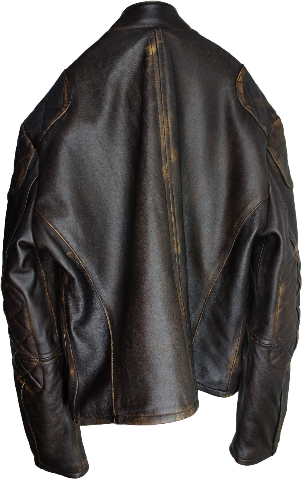 TRIUMPH Leather Jacket - Cafe Racer Distressed Brown - PDCollection Leatherwear - Online Shop