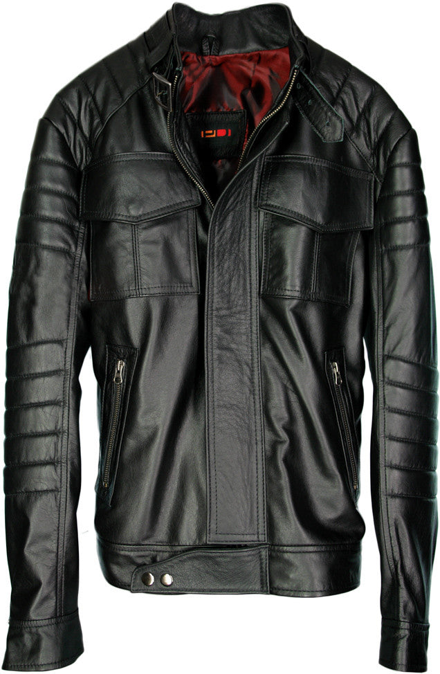 MILWAUKEE Leather Jacket Black Padded Lightweight Calfskin Edition - PDCollection Leatherwear - Online Shop