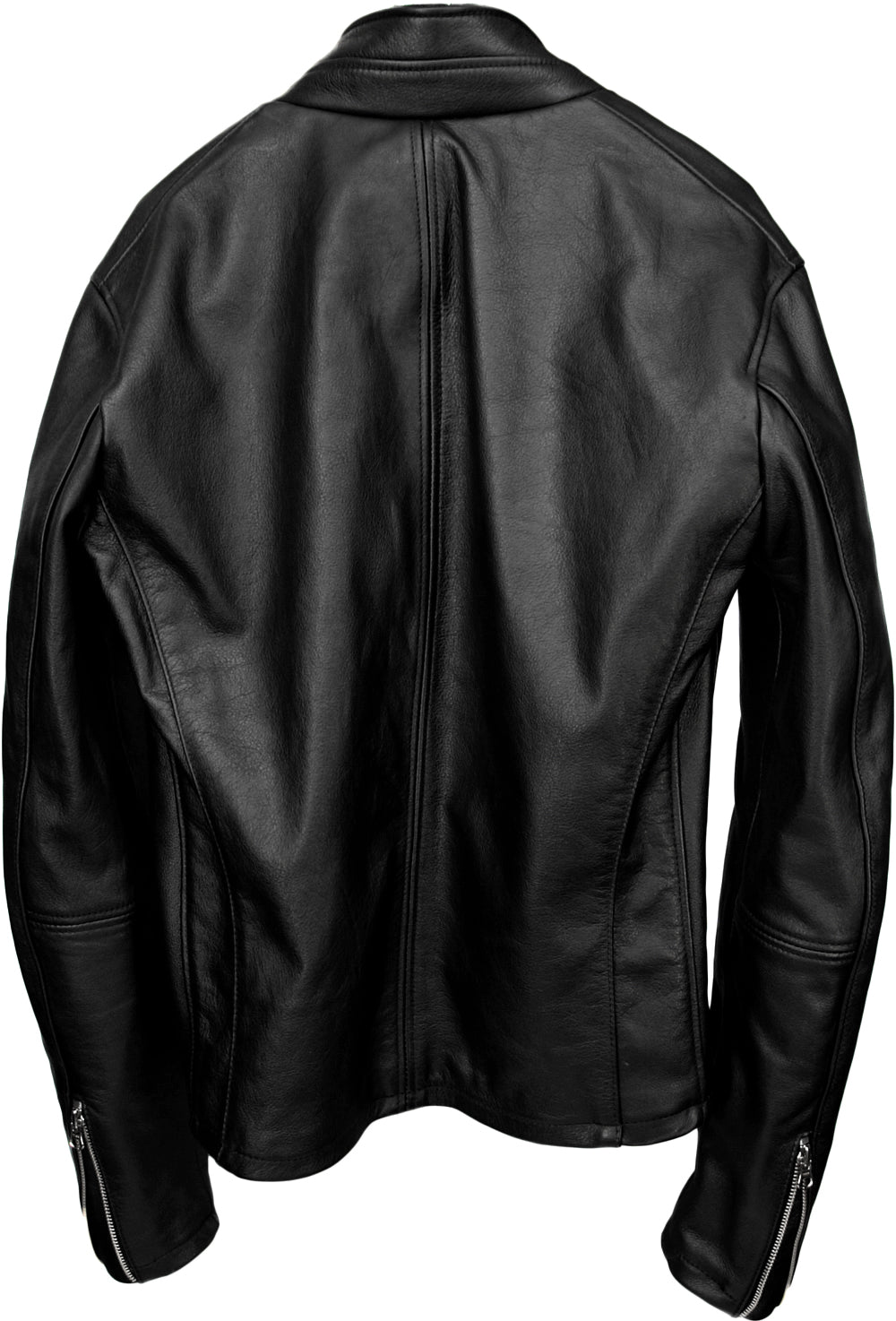 SEINFELD Leather Jacket Solid Black Motorcycle - PDCollection Leatherwear - Online Shop