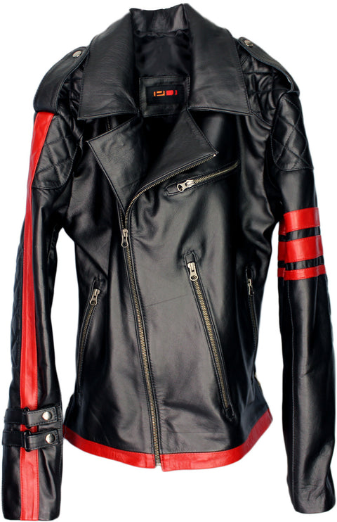 STREET PUNK Leather Jacket  - In Black Napa Leather - Limited - PDCollection Leatherwear - Online Shop