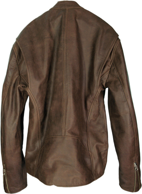 TRON Leather Jacket - Brown - from Tron Movie - PDCollection Leatherwear - Online Shop